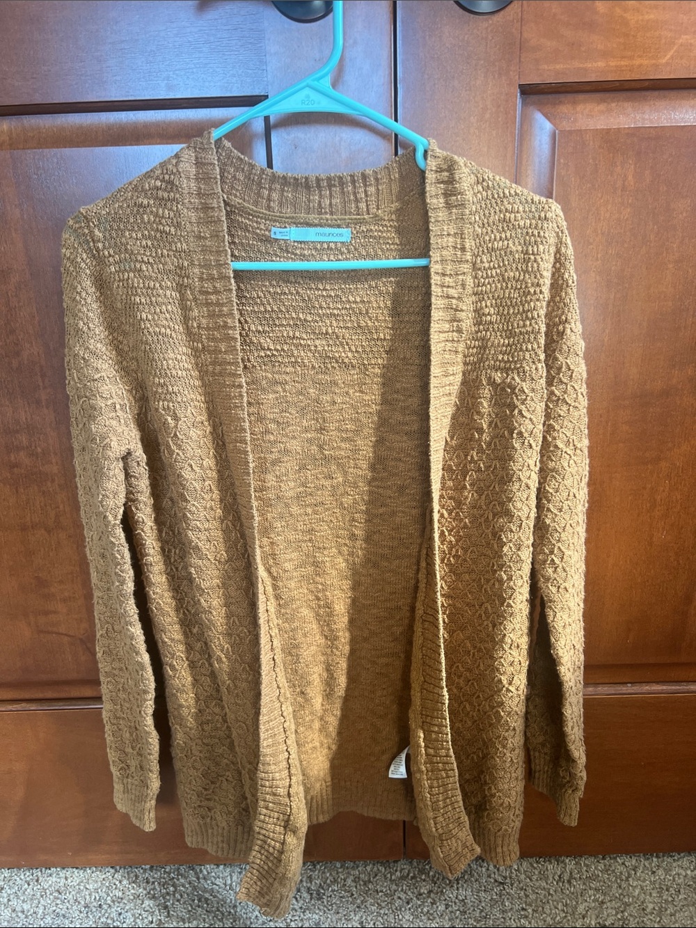 Maurices Rust Brown cardigan size small